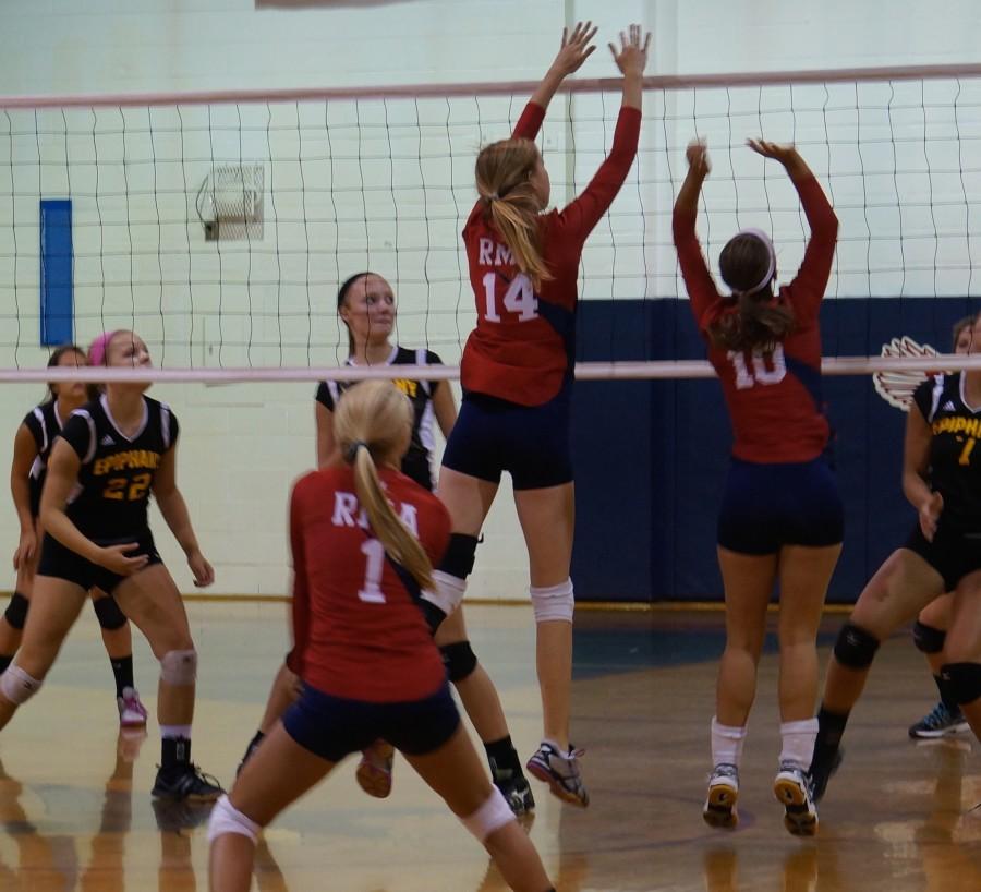 Varsity Volleyball: Tough Loss for the Lady Eagles