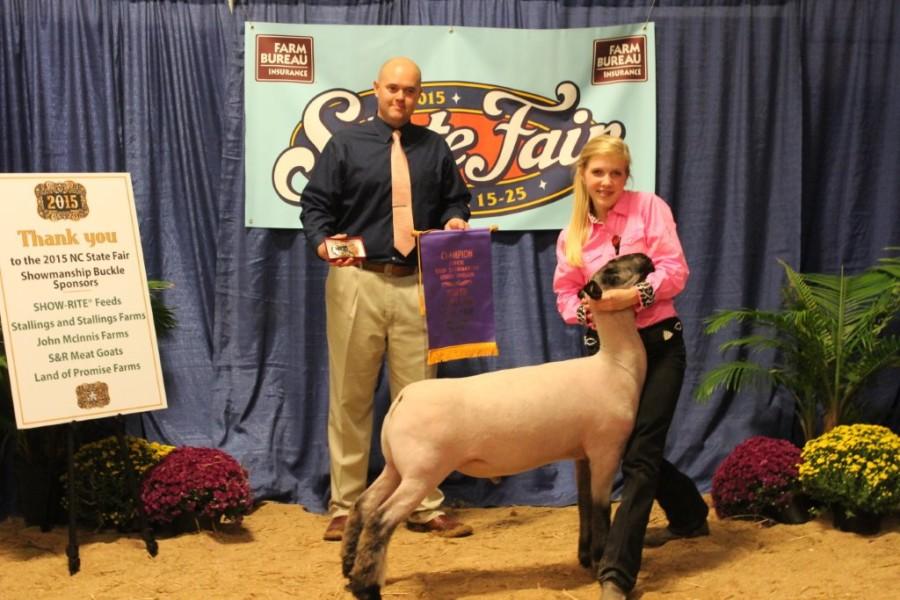 Junior Lillie Medlin wins Grand Champion at State Fair