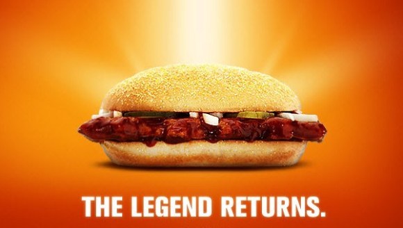 The. McRib. Is. Back.