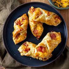 Ham and Cheese Puff Pastries