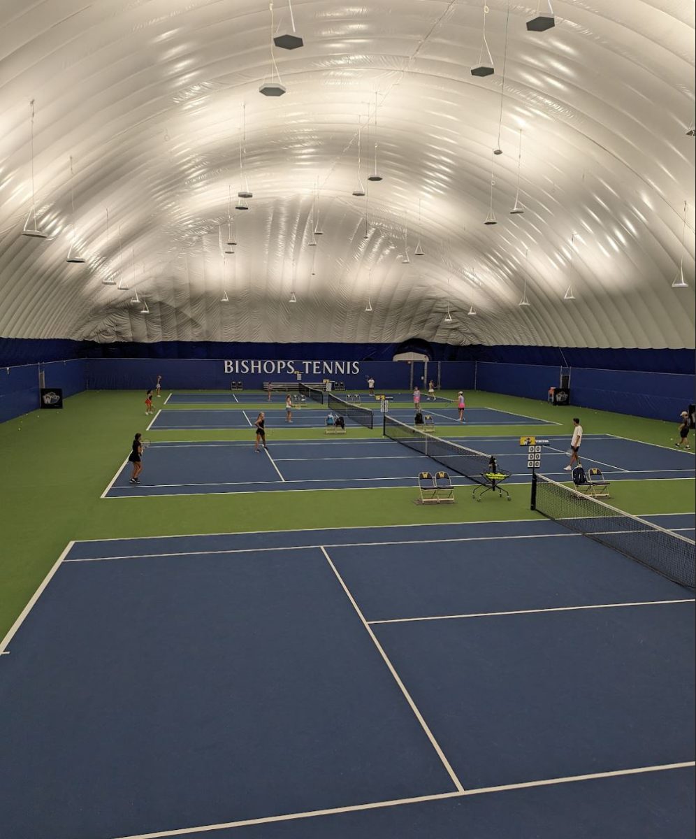 The indoor tennis courts at NCWU, where RMAs Tennis for Tyler Tournament was held.