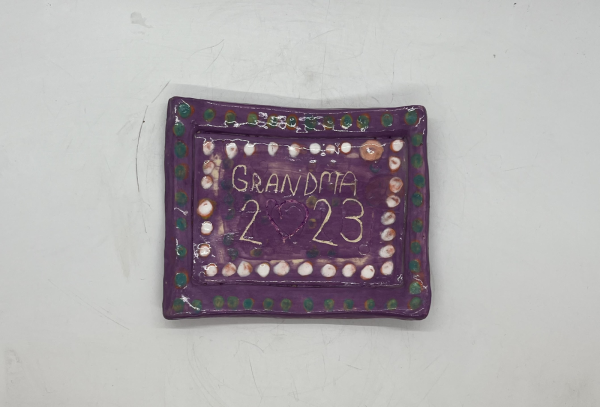 The tray Lainey made for her grandmother